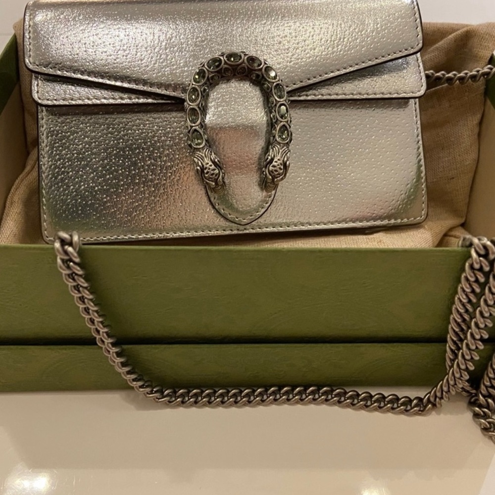 Gucci Dionysus Super Mini silver